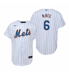 Mens Nike New York Mets 6 Jeff McNeil White Home Stitched Baseball Jersey