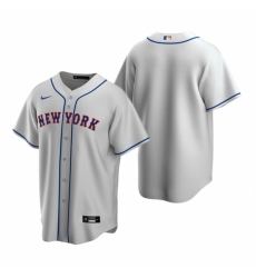 Mens Nike New York Mets Blank Gray Road Stitched Baseball Jersey