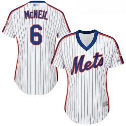 Mets #6 Jeff McNeil White(Blue Strip) Alternate Women's Stitched Baseball Jersey