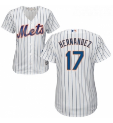 Womens Majestic New York Mets 17 Keith Hernandez Replica White Home Cool Base MLB Jersey