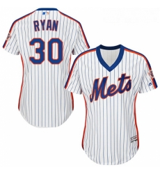 Womens Majestic New York Mets 30 Nolan Ryan Authentic White Alternate Cool Base MLB Jersey