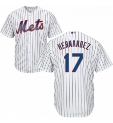 Youth Majestic New York Mets 17 Keith Hernandez Replica White Home Cool Base MLB Jersey
