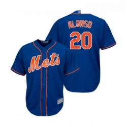 Youth New York Mets 20 Pete Alonso Authentic Royal Blue Alternate Home Cool Base Baseball Jersey 