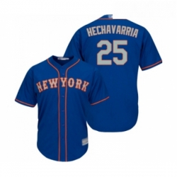 Youth New York Mets 25 Adeiny Hechavarria Authentic Royal Blue Alternate Road Cool Base Baseball Jersey 