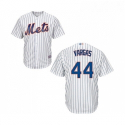 Youth New York Mets 44 Jason Vargas Authentic White Home Cool Base Baseball Jersey 