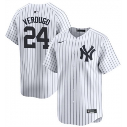 Men New York Yankees 24 Alex Verdugo White 2024 Gome Limited Cool Base Stitched Baseball Jersey