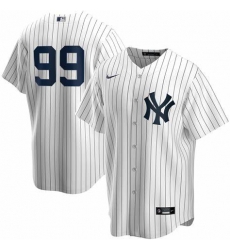 Men Nike New York Yankees 99 Aaron Judge White Cool Base Stitched Baseball Jerseys