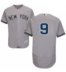 Mens Majestic New York Yankees 9 Roger Maris Grey Road Flex Base Authentic Collection MLB Jersey