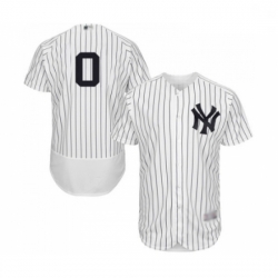 Mens New York Yankees 0 Adam Ottavino White Home Flex Base Authentic Collection Baseball Jersey