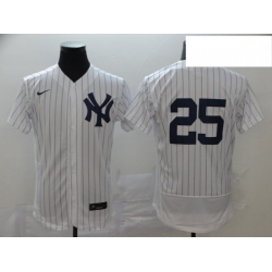 Yankees 25 Gleyber Torres White 2020 Nike Flexbase Jersey