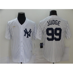 Yankees 99 Aaron Judge White Nike Cool Base Jersey