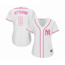 Womens New York Yankees 0 Adam Ottavino Authentic White Fashion Cool Base Baseball Jersey 