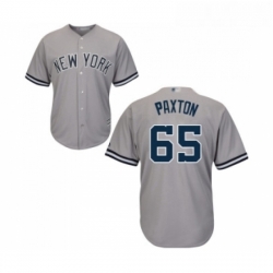 Youth New York Yankees 65 James Paxton Authentic Grey Road Baseball Jersey 