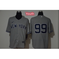 Youth Yankees 99 Aaron Judge Gray Jersey