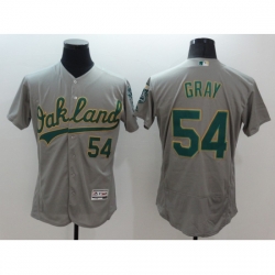 Men's Oakland Athletics #54 Sonny Gray Grey Flexbase Collection Stitched Baseball Jersey