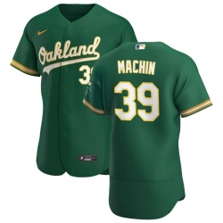 Oakland Athletics 39 Vimael Machin Men Nike Kelly Green Alternate 2020 Authentic Player MLB Jersey