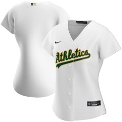 Oakland Athletics Nike Women Home 2020 MLB Team Jersey White
