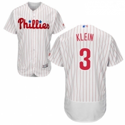 Mens Majestic Philadelphia Phillies 3 Chuck Klein White Home Flex Base Authentic Collection MLB Jersey