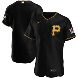 Men Pittsburgh Pirates Men Nike Black Alternate 2020 Flex Base Logo Team MLB Jersey