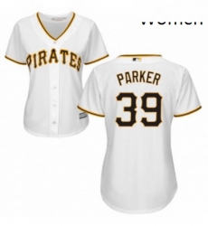 Womens Majestic Pittsburgh Pirates 39 Dave Parker Authentic White Home Cool Base MLB Jersey