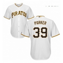 Youth Majestic Pittsburgh Pirates 39 Dave Parker Replica White Home Cool Base MLB Jersey