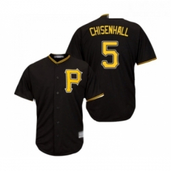Youth Pittsburgh Pirates 5 Lonnie Chisenhall Replica Black Alternate Cool Base Baseball Jersey 
