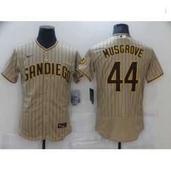 Men Nike San Diego Padres Joe Musgrove Sand Brown Collection Baseball Player Jersey