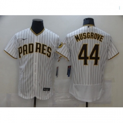 Men Nike San Diego Padres Joe Musgrove White Brown Collection Baseball Player Jersey