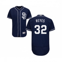 Mens San Diego Padres 32 Franmil Reyes Navy Blue Alternate Flex Base Authentic Collection Baseball Jersey