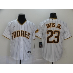 Padres 23 Fernando Tatis Jr  White Nike 2020 Cool Base Jersey