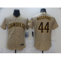 Women Nike San Diego Padres Joe Musgrove Sand Brown Collection Baseball Player Jersey
