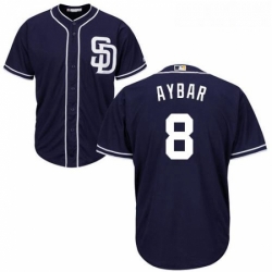 Youth San Diego Padres 8 Erick Aybar Navy blue Cool Base Stitched MLB Jersey
