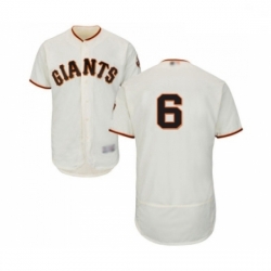 Mens San Francisco Giants 6 Steven Duggar Cream Home Flex Base Authentic Collection Baseball Jersey
