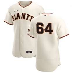 San Francisco Giants 64 Shaun Anderson Men Nike Cream Home 2020 Authentic Player MLB Jersey