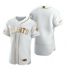San Francisco Giants Blank White Nike Mens Authentic Golden Edition MLB Jersey