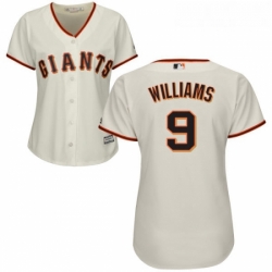 Womens Majestic San Francisco Giants 9 Matt Williams Authentic Cream Home Cool Base MLB Jersey