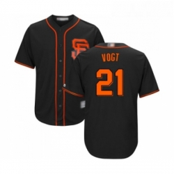 Youth San Francisco Giants 21 Stephen Vogt Replica Black Alternate Cool Base Baseball Jersey 