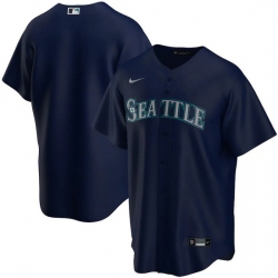 Men Seattle Mariners ACTIVE PLAYER Custom Navy Cool Base Stitched Jersey