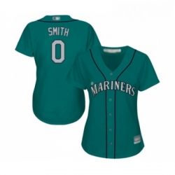 Womens Seattle Mariners 0 Mallex Smith Replica Teal Green Alternate Cool Base Baseball Jersey 