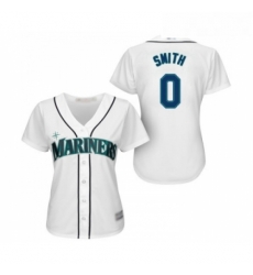 Womens Seattle Mariners 0 Mallex Smith Replica White Home Cool Base Baseball Jersey 