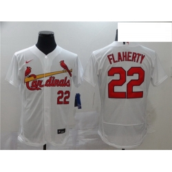 Cardinals 22 Jack Flaherty White 2020 Nike Flexbase Jersey