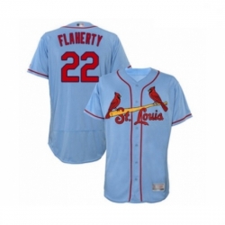 Men St. Louis Cardinals 22 Jack Flaherty Light Blue Alternate Flex Base Authentic Collection Baseball Player Jersey