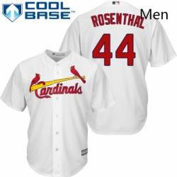 Mens Majestic St Louis Cardinals 44 Trevor Rosenthal Replica White Home Cool Base MLB Jersey