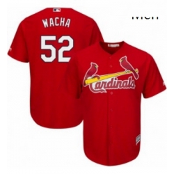 Mens Majestic St Louis Cardinals 52 Michael Wacha Replica Red Cool Base MLB Jersey