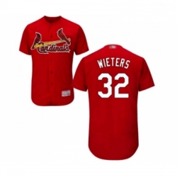 Mens St Louis Cardinals 32 Matt Wieters Red Alternate Flex Base Authentic Collection Baseball Jersey