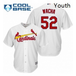 Youth Majestic St Louis Cardinals 52 Michael Wacha Authentic White Home Cool Base MLB Jersey