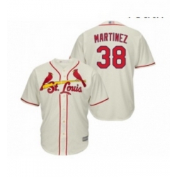 Youth St Louis Cardinals 38 Jose Martinez Replica Cream Alternate Cool Base Baseball Jersey 