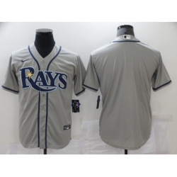 Men Nike Tampa Bay Rays Blank Gray Home Stitched Baseball Jersey