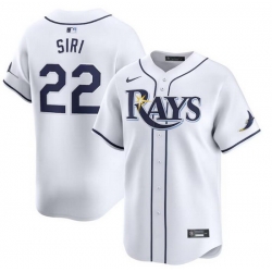 Men Tampa Bay Rays 22 Jose Siri White Home Limited Stitched Baseball Jersey