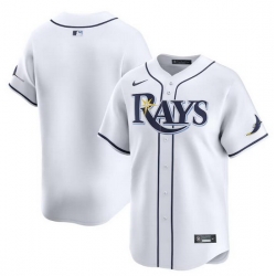 Men Tampa Bay Rays Blank White Home Limited Stitched Baseball Jersey